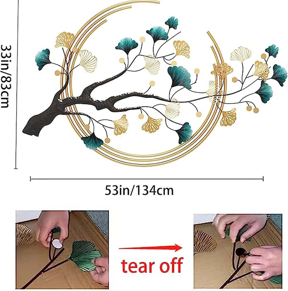 Large Metal Wall Decor 3D Wall Art Decor Modern Metal Wall Sculptures