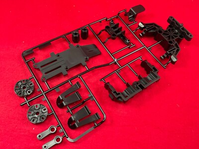 TAMIYA HORNET EVO PARTS E skid plate wheel adapters chassis parts 9007703