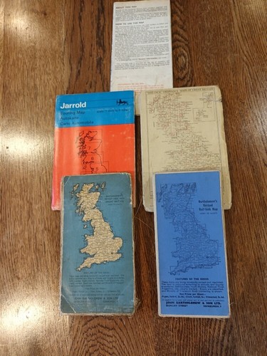 5 vintage maps of Yorkshire/Lancashire. 1950's/70's. 2 cloth. - Picture 2 of 2