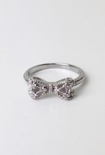 Elegant 925 Sterling Silver Studded Cubic Zir...