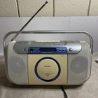 Vintage Sony CFD-E100 CD Cassette AM/FM Radio  Boombox Tested READ DESCRIPTION