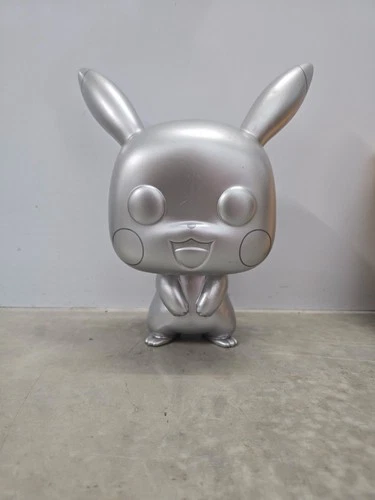 Funko Pop! Vinyl Jumbo 10 in: Pokémon - Pikachu Metallic Silver Target Excl. OOB