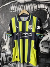 Puma Manchester City Football Club Soccer Jersey T-Shirt Size M #9 Haaland