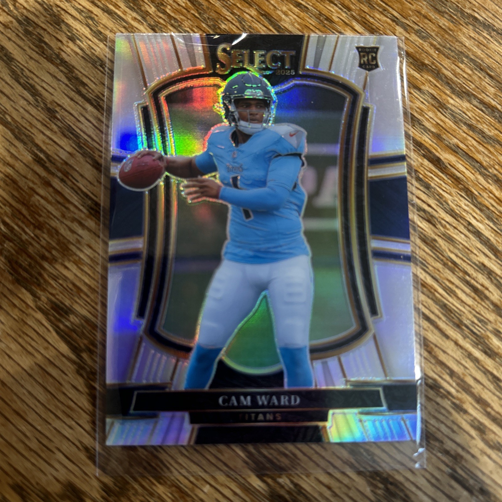 2025 Panini Select Cam Ward Premier Level RC Silver Prizm Rookie #126 Titans