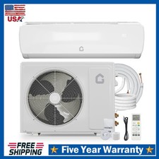 9000 BTU Ductless Mini Split Air Conditioner AC Heat Pump 19 SEER2 115V ,w/Kit