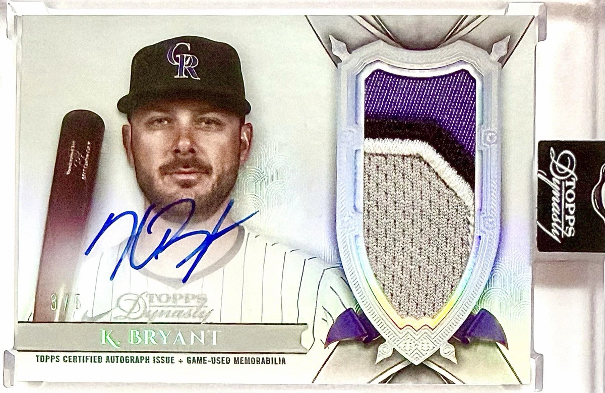 Kris Bryant Autographed Baseball Sports Trading Cards