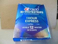 Crest 3D Whitestrips 1 Hour Express - Levels 12 - 10 Treatments EXP 7/27/2026