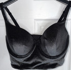 Victoria's Secret Lined Demi Velvet Sparkle Bra Body By Victoria Bustier 38D — photo 1