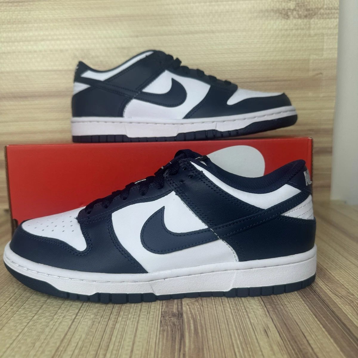Nike Dunk Low White Midnight Navy for Sale | Authenticity