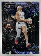 2025 Panini WNBA Select Kiki Iriafen #205 Courtside Silver Party Prizms RC