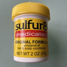 Sulfur 8 Medicated Hair & Scalp Conditioner Anti Dandruff Original 2.0 fl oz-57g