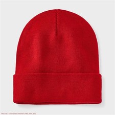 Essential Beanie Hat - Wild Fable Red *SEE DE...