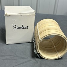 12 Pieces 3 Inch Embroidery Hoops, Round Wood Embroidery Hoops, Adjustable