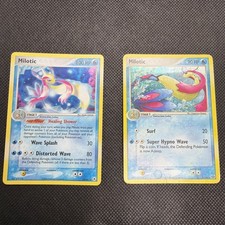 2 Cards Milotic 12/101 Holo Rare Hidden Legends & EX Emerald Milotic Holo #8/106