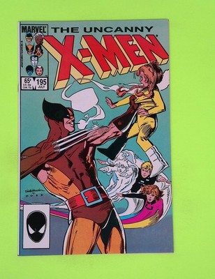 Uncanny X-Men #195 Vol. 1 1985 Marvel Comics 7.0 Comic Book J71-82