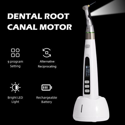 Motore Endo LED Wireless 16:1 Manipolo Reciproco Trattamento Canale Radicale Dentale - Foto 10 di 24