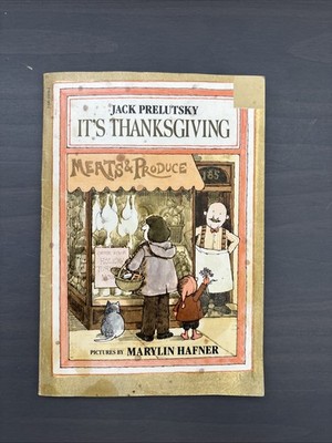 It's Thanksgiving by Jack Prelutsky 1982 Scholastic Inc. PB #0590328360