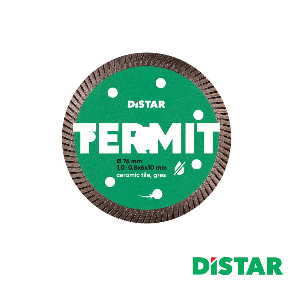Disque Diamanté Découpes Rapides Ø76 mm Distar Sans Éclat