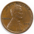 1909 VDB Lincoln Wheat Penny Extremely Fine (XF)