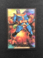 THANOS 2024 Skybox Marvel Masterpieces 92 Platinum #83 Lenticular 3D
