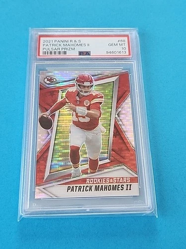 2021 Panini Rookies & Stars #68 ~ PULSAR PRIZM ~ Patrick Mahomes II ~ PSA 10 GEM