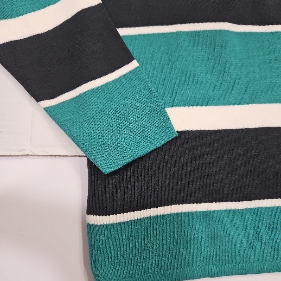 Lacoste Crew Neck Striped Sweater Size 6 Purple And Teal Lot Of 2 thumbnail 5