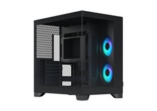 Fractal Design FDCPOV2A02 Pop 2 Vision ATX PC Case - Black RGB Panoramic Glass