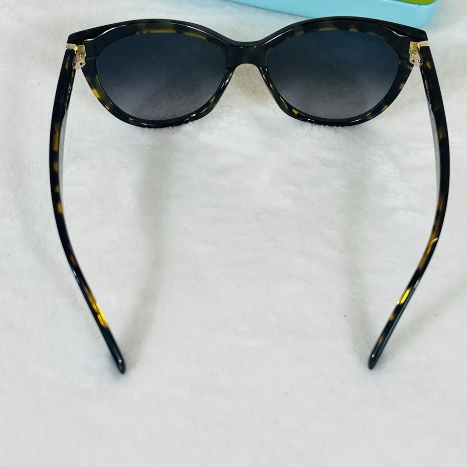 Gafas de sol Kate Spade Daesha/S Jbw90 ojo de gato azul marino caparazón de tortuga con estuche Foto 2 de 4