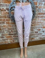Barefoot Dreams Pink Violet Sunbleached Cotton Jogger Pants New