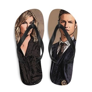 Rollins & Carisi Inspired Flip Flops