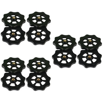 4Pcs Rotary Knob Leveling Nut für -10 3D Druckerzubehör Schwarz