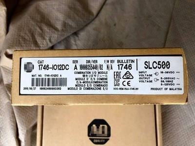 New Factory Sealed AB 1746-IO12DC SER A SLC500 Combination I/O Module 1746I012DC
