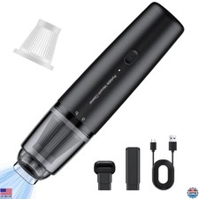 Cordless Handheld Car Vacuum - 13000 PA Suction, Portable Mini Pet Hair Cleaner