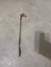 Vintage 18 Solid Brass Horse Head Long Shoe Horn Equestrian Decor