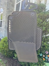 2012-2016 Volkswagen Passat Floor Mats Black Rubber Oem All Weather No Driver