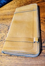 Wallet Calif. Saddle Leather Vintage Horse-Racing Equipped TURFKIT PatentPend