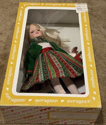 Vintage Effanbee Gretel Doll in Original  Box w Tags #1195 VGC