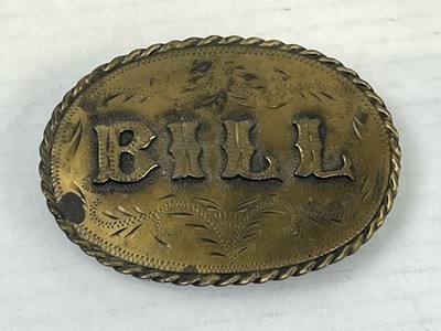 Vintage 1977 Bill - Spec Cast Belt Buckle 3.5'' x 2.5'' G D