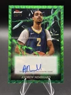 2024 Topps Finest Basketball Green Geometric Refractor Andrew Nembhard #ES-AN