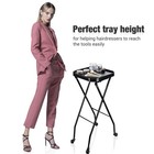 Salon Folding Rolling Tray Station Service Trolley Storage Cart For Barber Shop — photo 3
