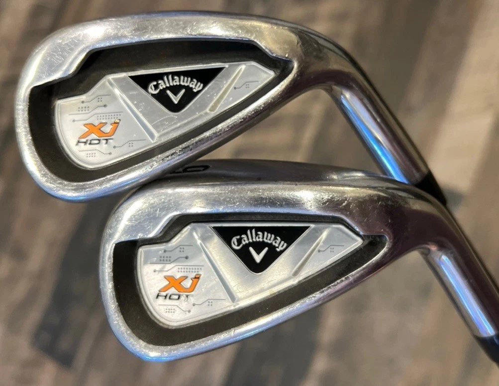 Fer Callaway XJ Hot 9 Iron - Pour Gaucher, Graphite Junior Flex, Poignée Neuve !