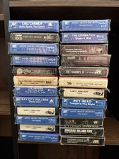 Sealed Lot Of 24- Jazz, Rock, Pop- 8 Track Tapes