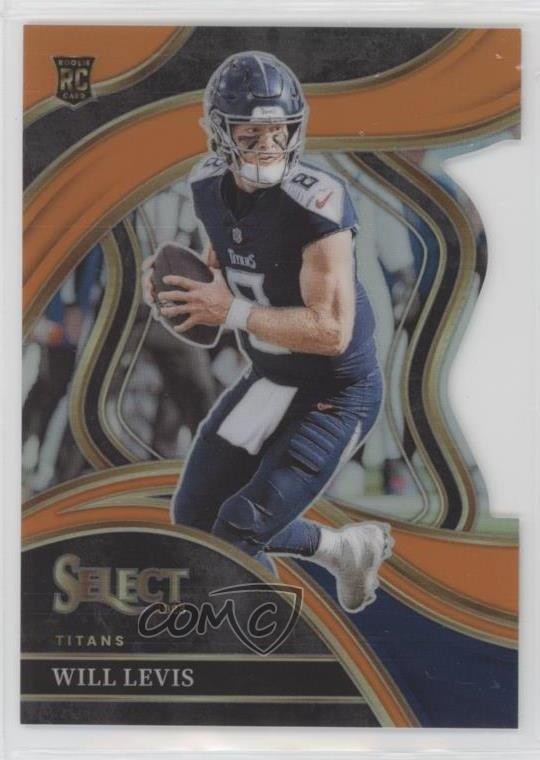 2023 Panini Select Club Level Orange Prizm Die-Cut /399 Will Levis Rookie RC