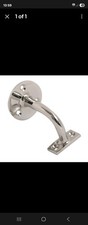 19 x Polished Chrome hand rail brackets for stair rail.
