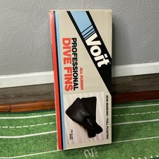 Vintage Voit Professional Dive Fins 1 Pair With Boxe Size 7-9 Full Floating New