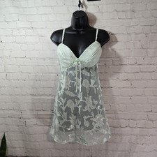Seductive Wear Cinema Etoile Babydoll Nightie Chemise XL Mint Coquette