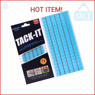 Feosky Adhesive Poster Sticky Tack Putty, Reusable and Removable Adhesive Putty,