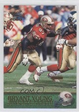 2000 Pacific Gold Missing Serial Number Bryant Young #345 HOF 0a1