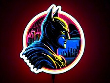 Batman 3d Printed Led Light Box Superhero Night Light Batman 3d Printed Led Light Box Superhero Night Light