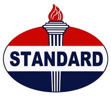 Reproduction Standard Oil Sign Laser Cut Metal Sign 37x30